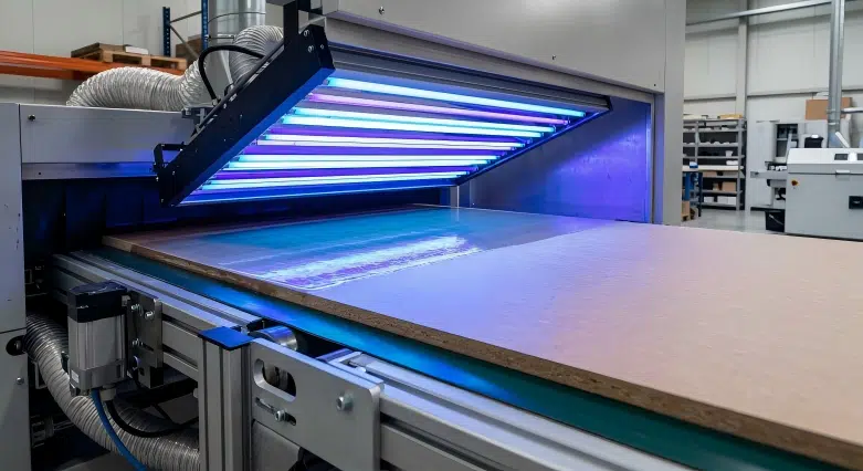 UV coating matting agent for 100% solids system to ensure wear resistance and gloss control